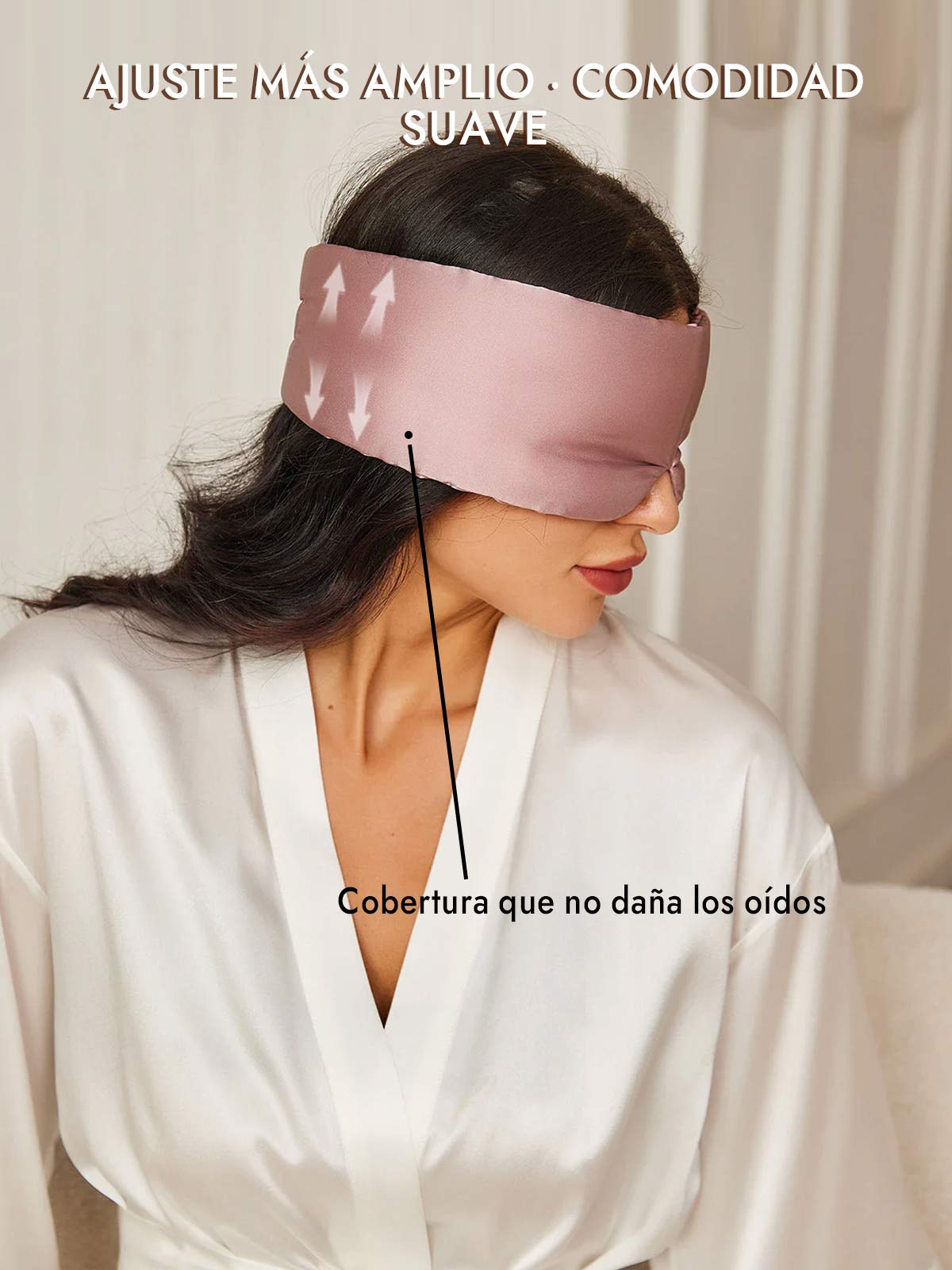 [Malva Pálido] SilkSilky-ES 19Momme Pure Silk Eye Mask 005