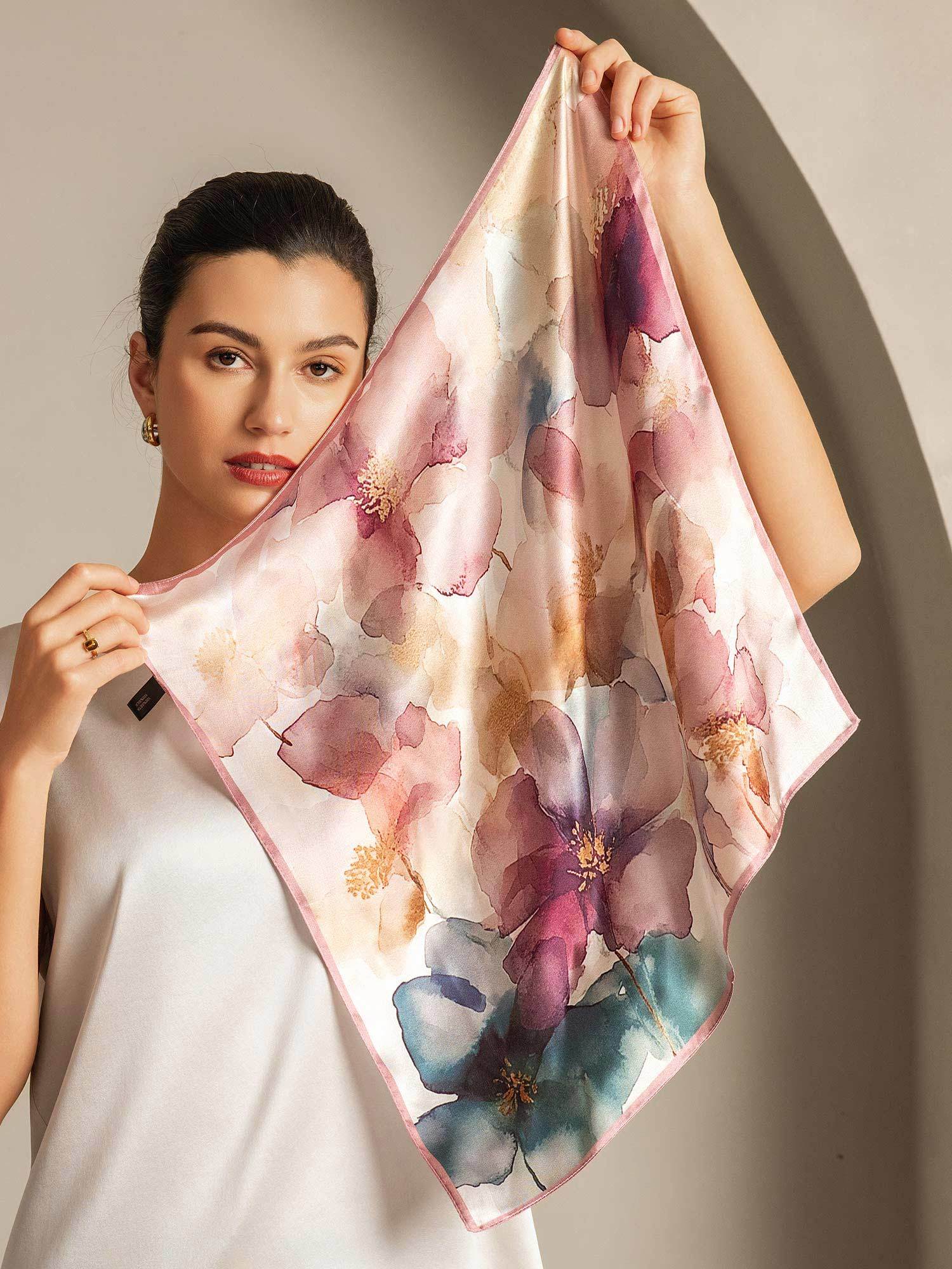 [P102] SilkSilky-ES Seda Pura Scarf 003,