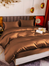 [Café] SilkSilky-ES 19Momme Seda Pura Bedding Set 003