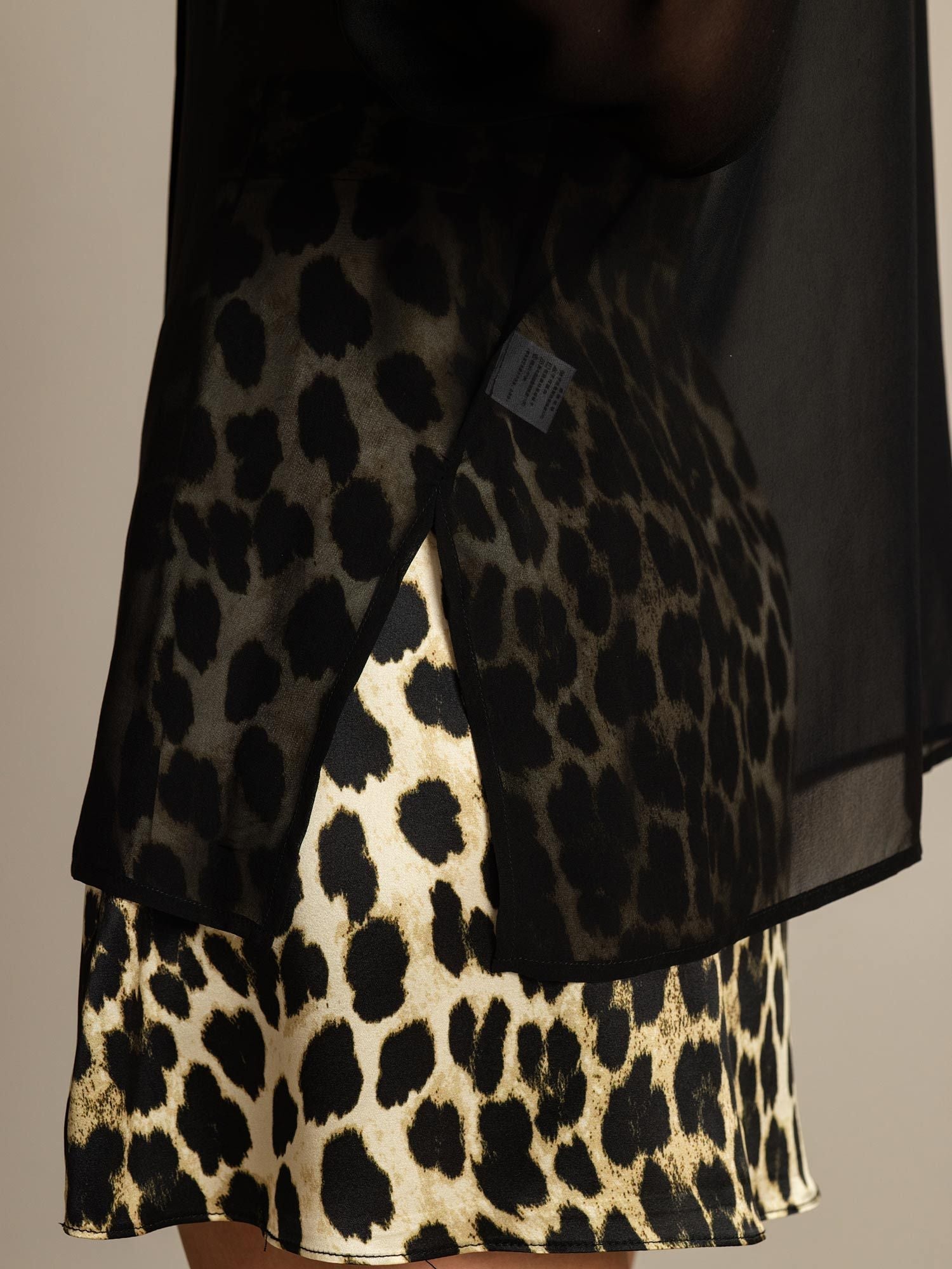 [Negro] SilkSilky-ES Seda Pura Womens Shirt 005