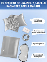 [Plata] SilkSilky-ES 19Momme Seda Pura Pillowcase Set 002