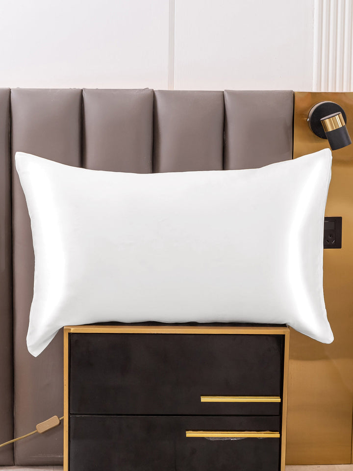 [Blanco] SilkSilky-ES 19Momme Seda Pura Pillowcase 001