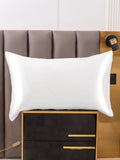 SilkSilky ES 30Momme Seda Pura Pillowcase Blanco 001