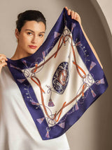 [P097] SilkSilky-ES Seda Pura Scarf 002,