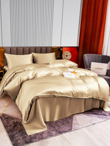 [Beige] SilkSilky-ES 22Momme Juego de ropa de cama 005