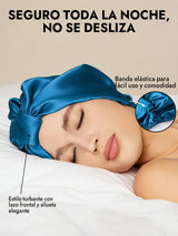 [Azul Real] SilkSilky-ES Gorros De Dormir 004