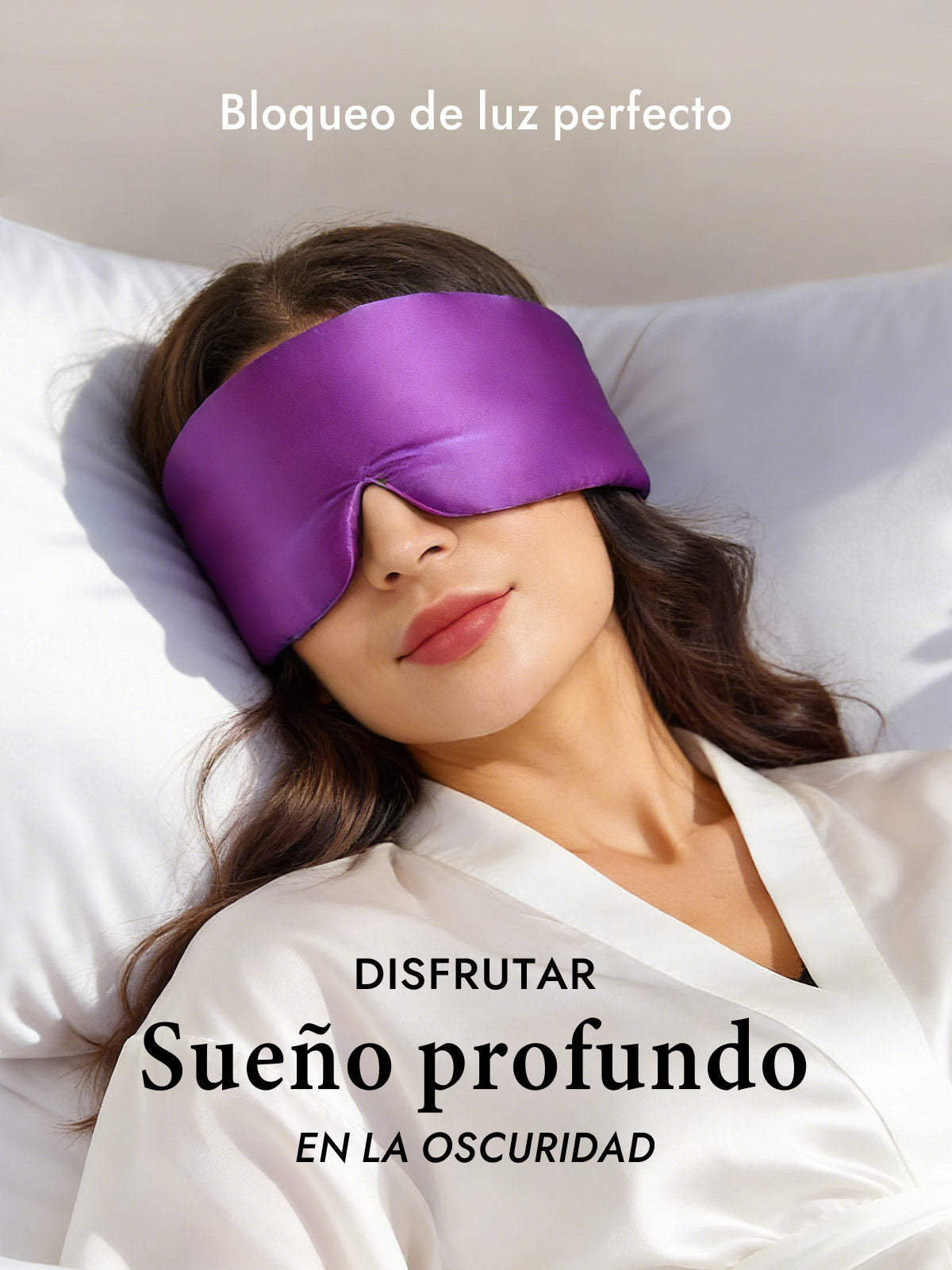 [Púrpura] SilkSilky-ES 19Momme Pure Silk Eye Mask 003