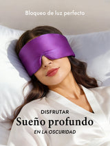 [Púrpura] SilkSilky-ES Antifaces De Dormir 003