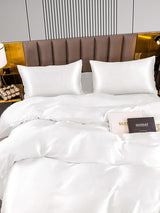 [Blanco] SilkSilky-ES 22Momme Juego de ropa de cama 005