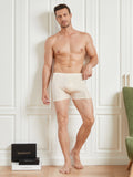 SilkSilky ES Tejido de seda Mens Underwear Beige 002