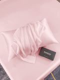 SilkSilky-ES 30Momme Seda Pura Pillowcase Rosa 004