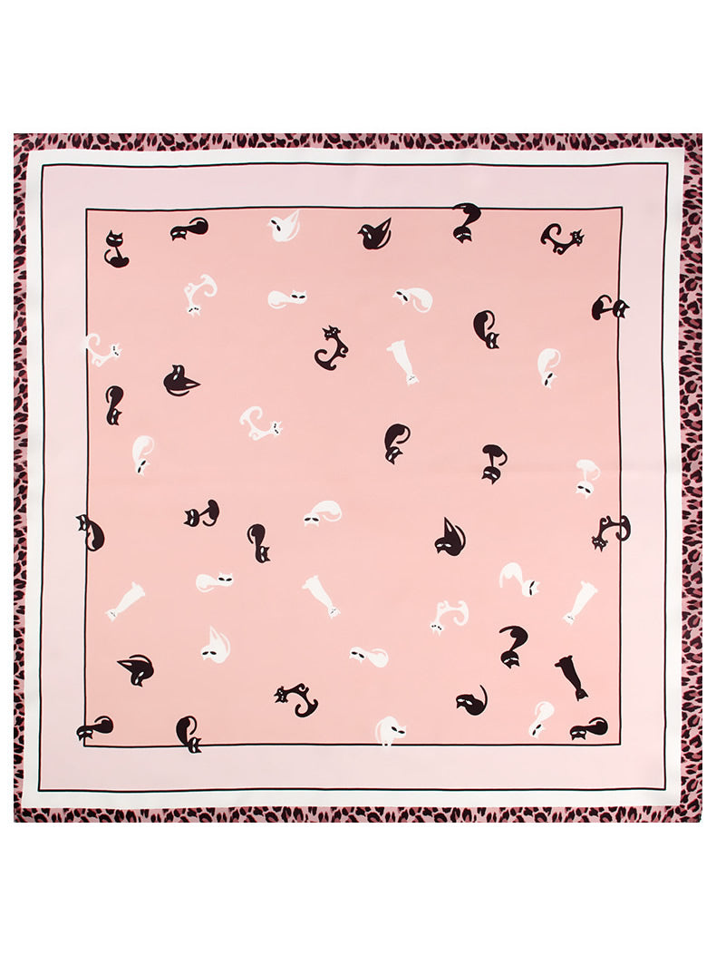 SilkSilky ES Seda Pura Scarf Rosa 002