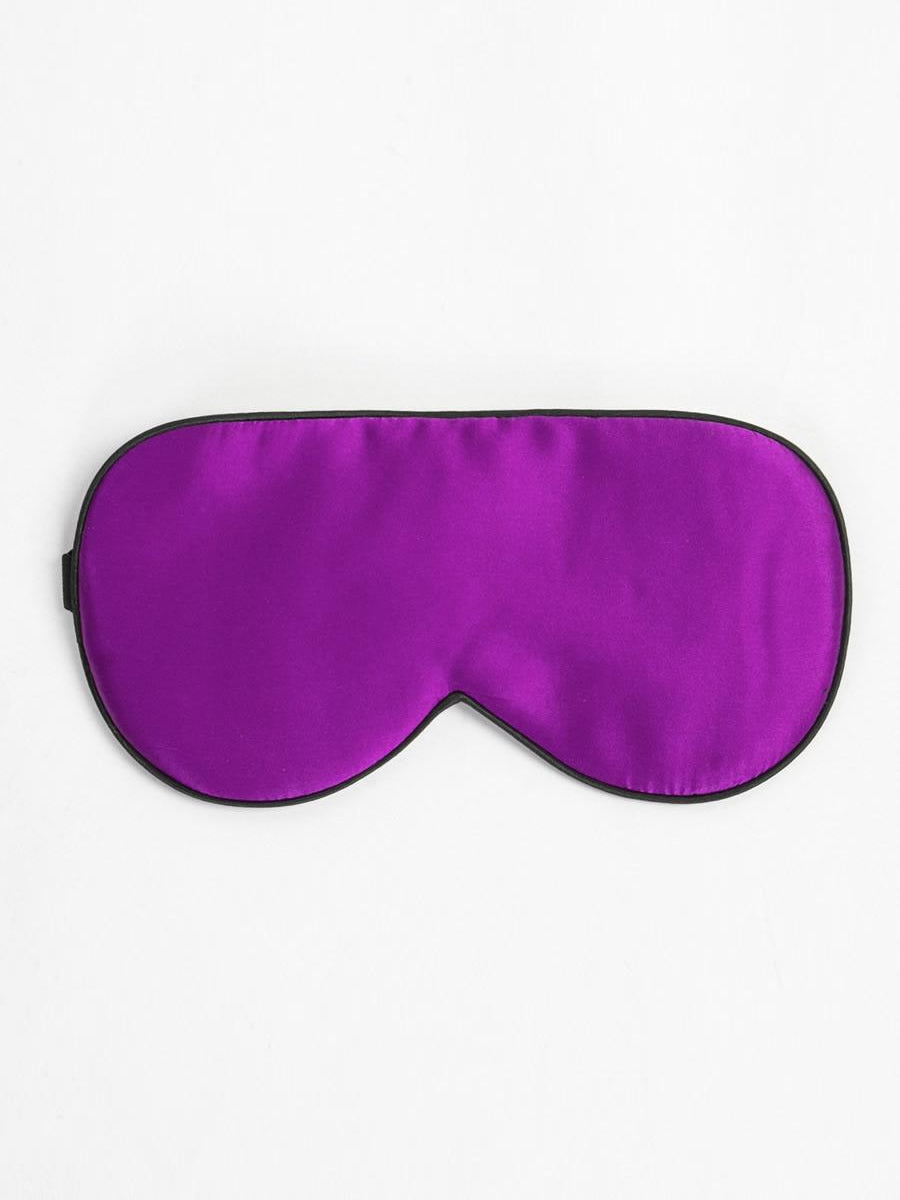 [Púrpura] SilkSilky-ES 19Momme Seda Pura Eye Mask 006