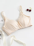 SilkSilky ES Tejido de seda Bra Beige 007