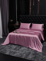 [Malva Pálido] SilkSilky-ES 19Momme Seda Pura Bedding Set 001