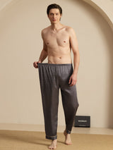 [Ginkgo Negro] SilkSilky-ES Mens Sleep Bottoms 006