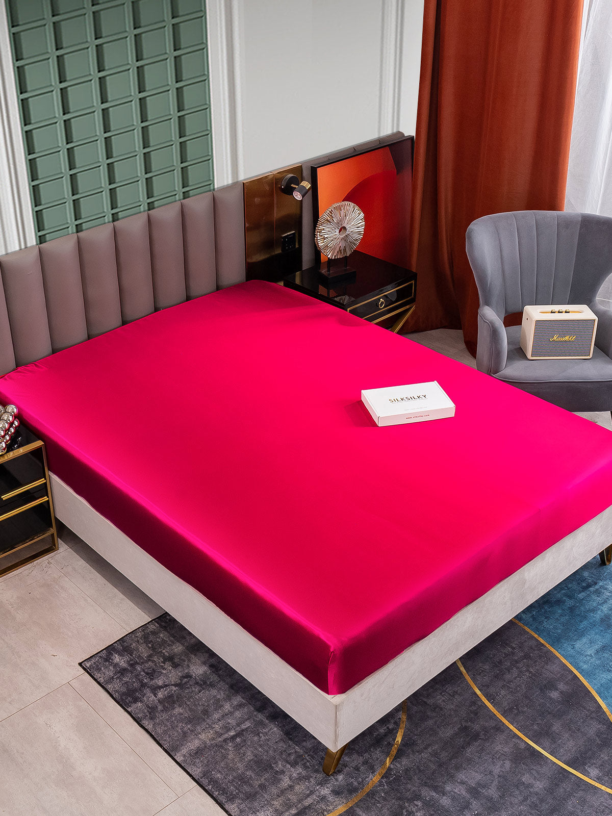 [Vino] SilkSilky-ES 25Momme Seda Pura Sheet 001