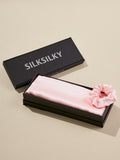 SilkSilky ES Seda Pura Scarf Rosa 001