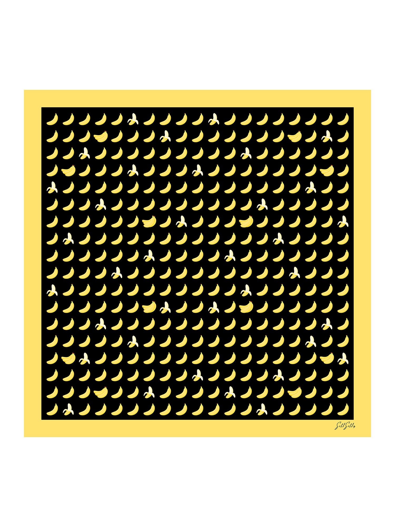 [Plátano Negro] SilkSilky-ES Scarf 001