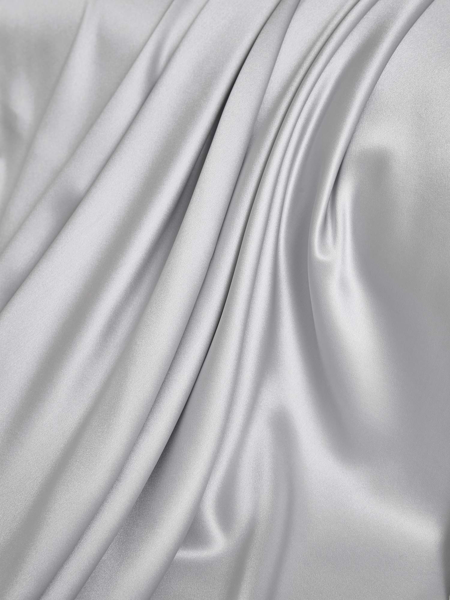 [GrisClaro+Blanco] SilkSilky-ES 19Momme Juego de ropa de cama 004