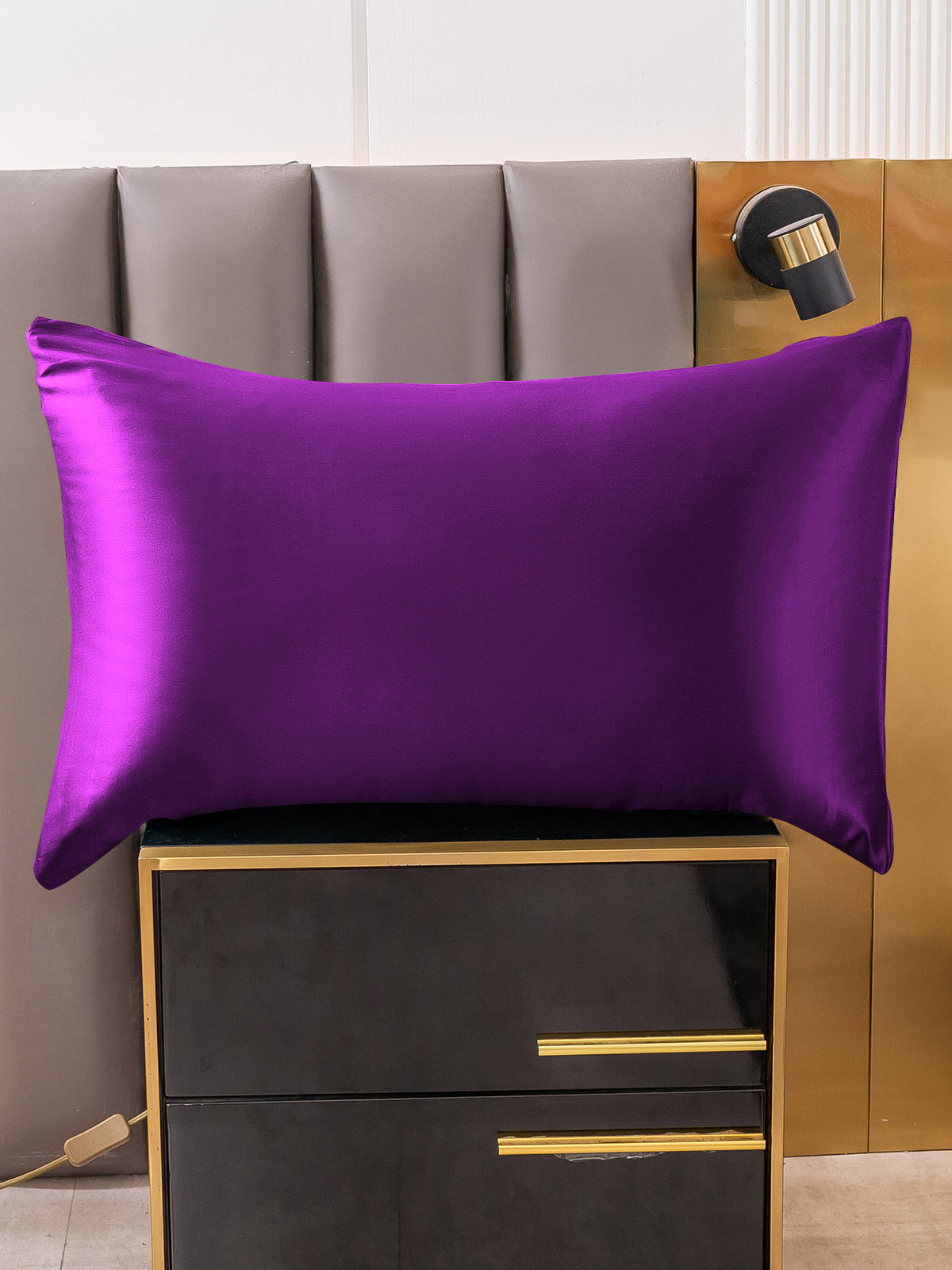 [Púrpura] SilkSilky-ES 19Momme Seda Pura Pillowcase 004