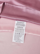 [MalvaPálido+RosaClaro] SilkSilky-ES 25Momme Juego de ropa de cama 006