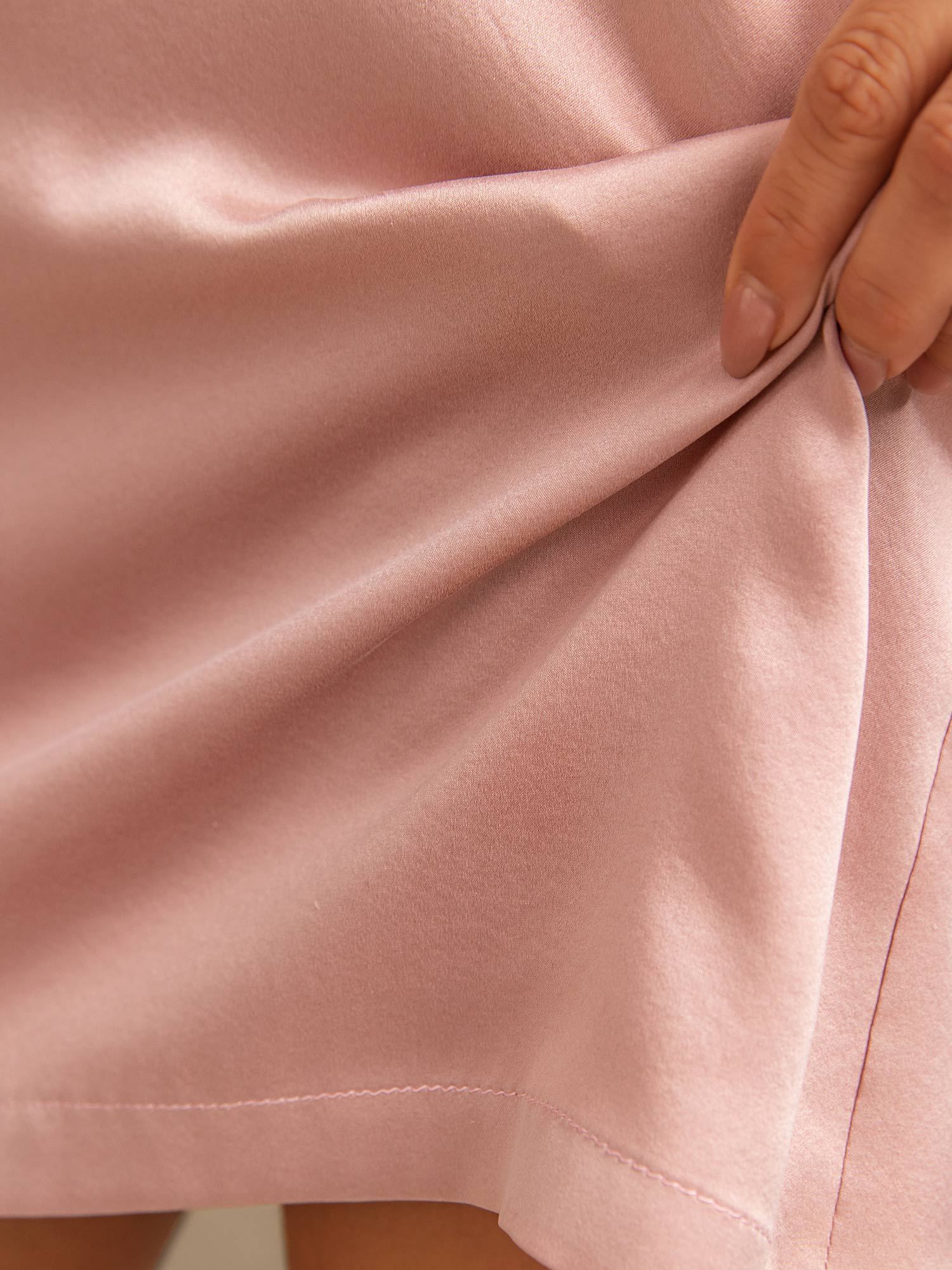 [Piel De Melocotón] SilkSilky-ES 19Momme Seda Nightgown 006