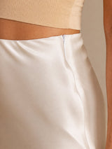 [Beige] SilkSilky-ES Falda 004