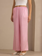 [Raya Diplomática Rosa] SilkSilky-ES Womens Pants 003