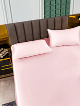 [Rosa] SilkSilky-ES 25Momme Juego de ropa de cama 005