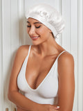 SilkSilky ES Seda Pura Sleep Cap Blanco 005