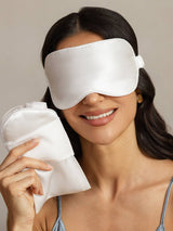 [Blanco] SilkSilky-ES Antifaces De Dormir 004