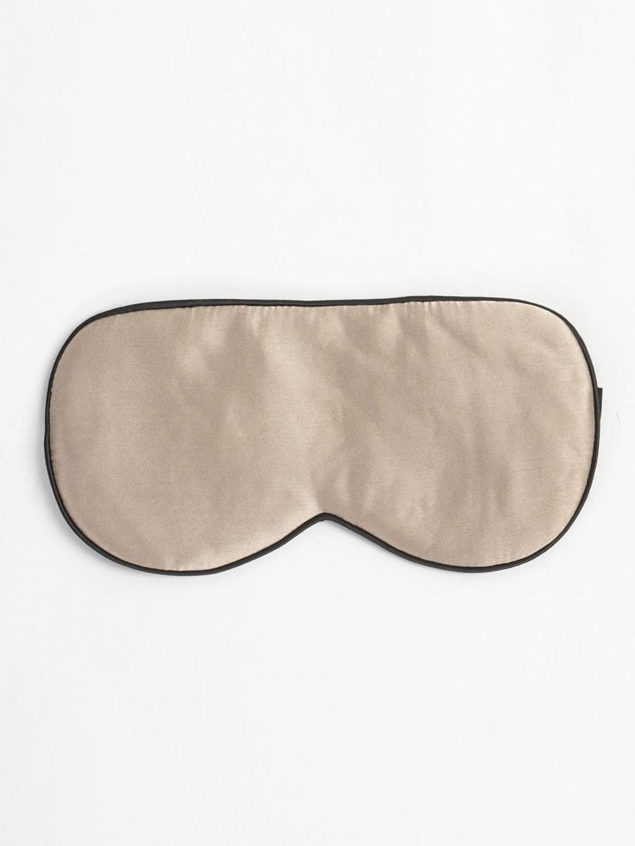 [Caqui Oscuro] SilkSilky-ES 19Momme Seda Pura Eye Mask 005