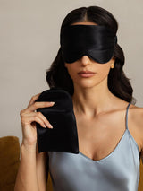 [Negro] SilkSilky-ES Antifaces De Dormir 004
