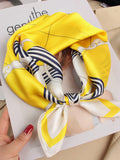 SilkSilky ES Seda Pura Scarf Amarillo 001