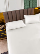 [Blanco] SilkSilky-ES 25Momme Juego de ropa de cama 005