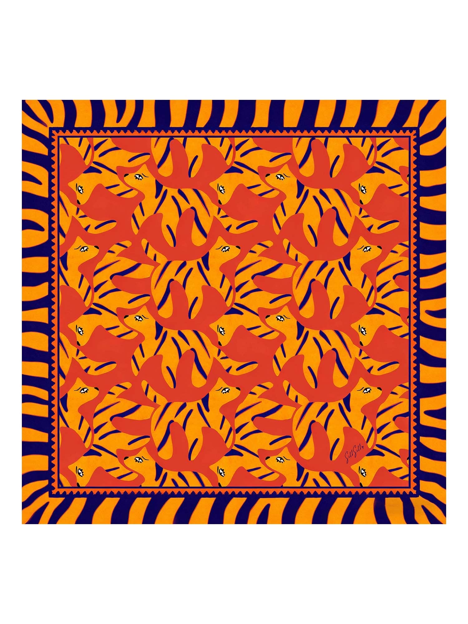 [Perro Naranja] SilkSilky-ES Scarf 001