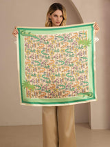 [Cocodrilo Arena] SilkSilky-ES Scarf 005