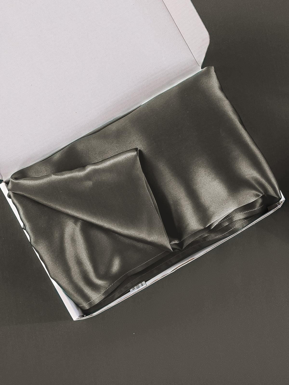 [Gris Oscuro] SilkSilky-ES 19Momme Seda Pura Pillowcase 007