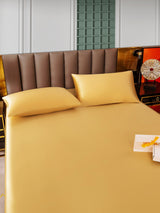 [Champán] SilkSilky-ES 25Momme Juego de ropa de cama 005