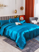 [Azul Real] SilkSilky-ES 19Momme Juego de ropa de cama 004