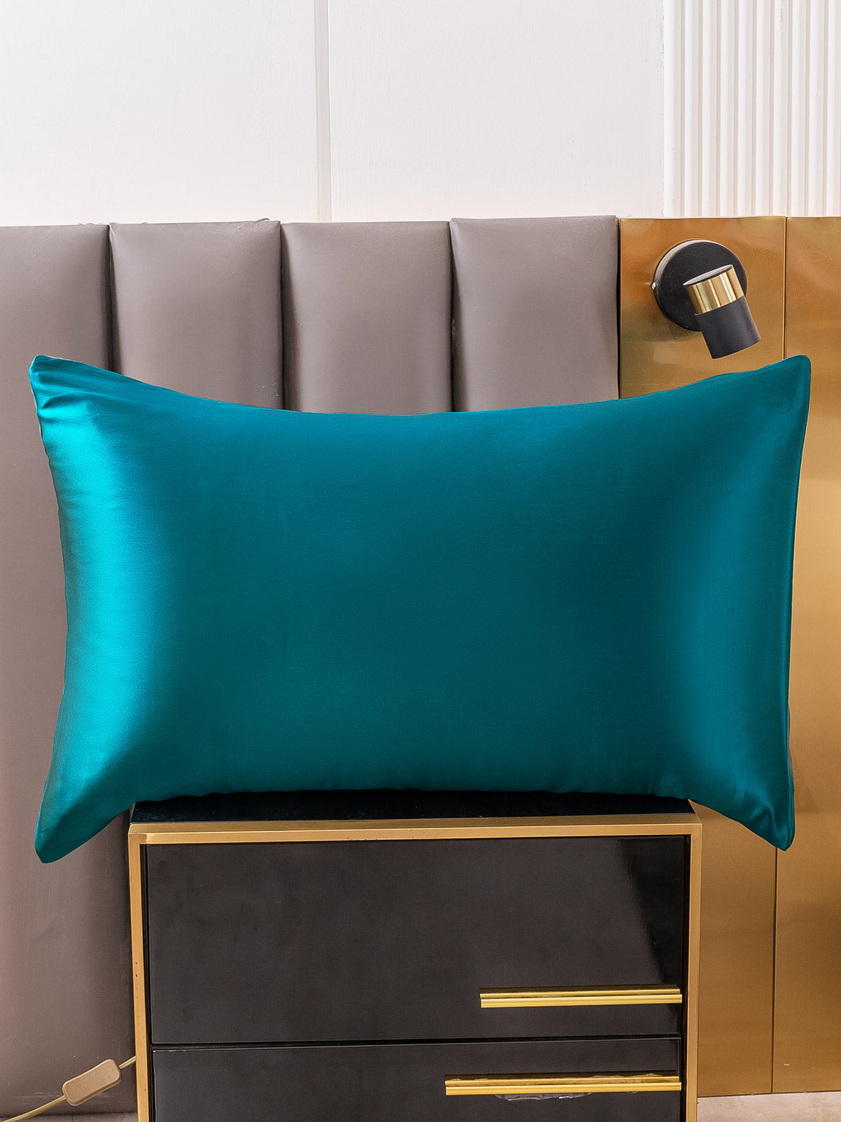 [Azul Real] SilkSilky-ES 22Momme Seda Pura Pillowcase 001