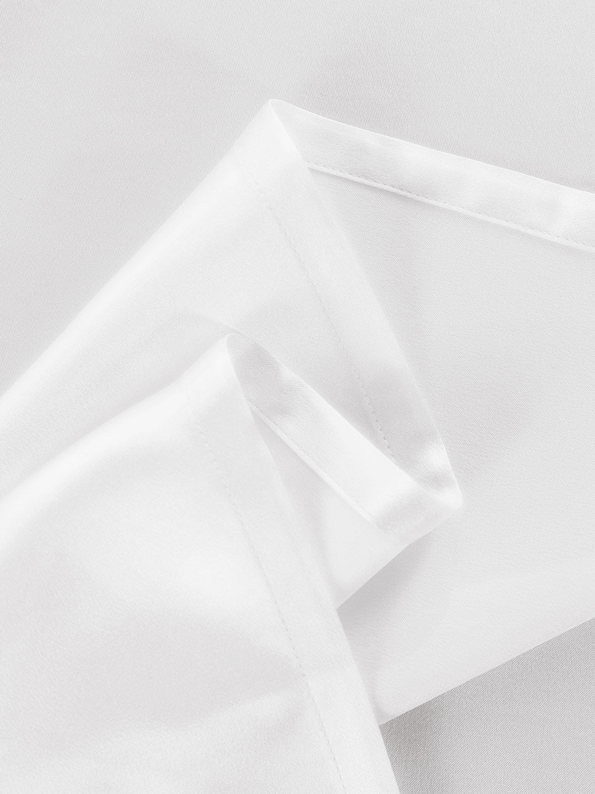 [Blanco] SilkSilky-ES 19Momme Seda Pura Sheet 005