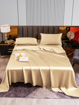 [Beige] SilkSilky-ES 22Momme Seda Pura Bedding Set 001,