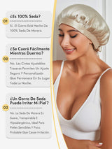 [Beige] SilkSilky-ES Gorros De Dormir 005