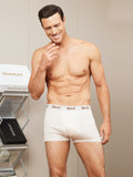 SilkSilky ES Silk Knitted Mens Underwear Beige 001