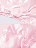 SilkSilky-ES Seda Pura Sleep Cap Rosa 004