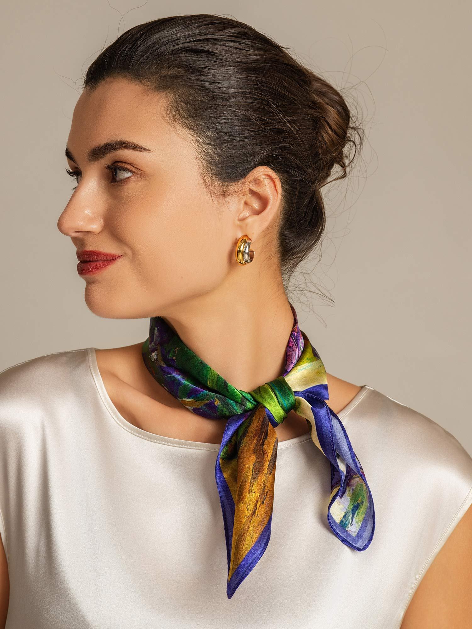 [P094] SilkSilky-ES Seda Pura Scarf 004