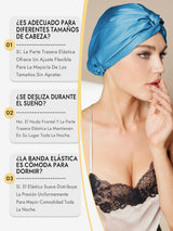 [Azul Real] SilkSilky-ES Gorros De Dormir 008