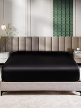 [Negro] SilkSilky-ES 25Momme Sábana 002